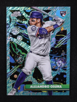 Alejandro Osuna 2025 Topps Cosmic Chrome Aqua Equinox Refractors #176 #022/199 RC at PristineAuction.com