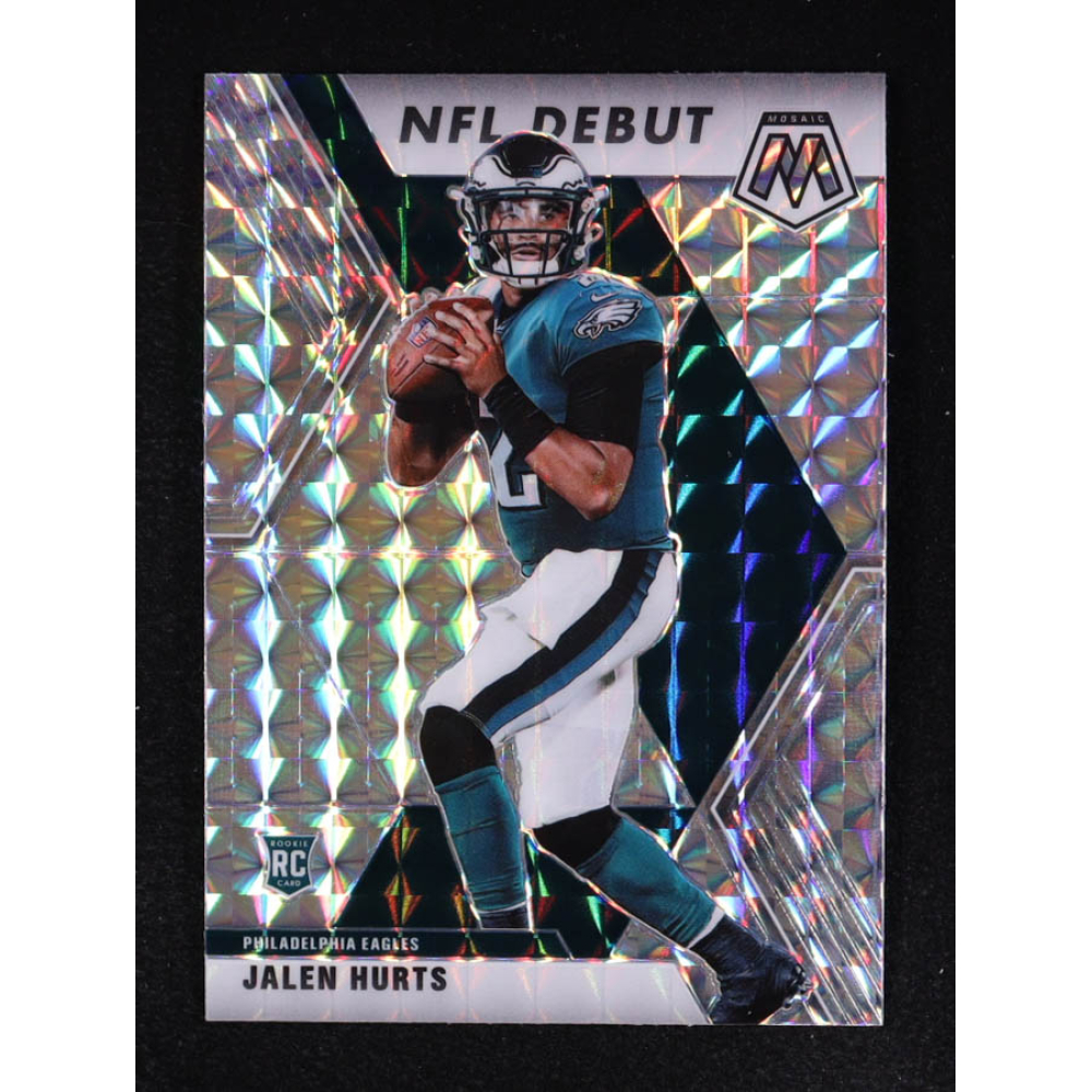 Jalen Hurts 2020 Panini Mosaic Mosaic #265 DEB RC at PristineAuction.com