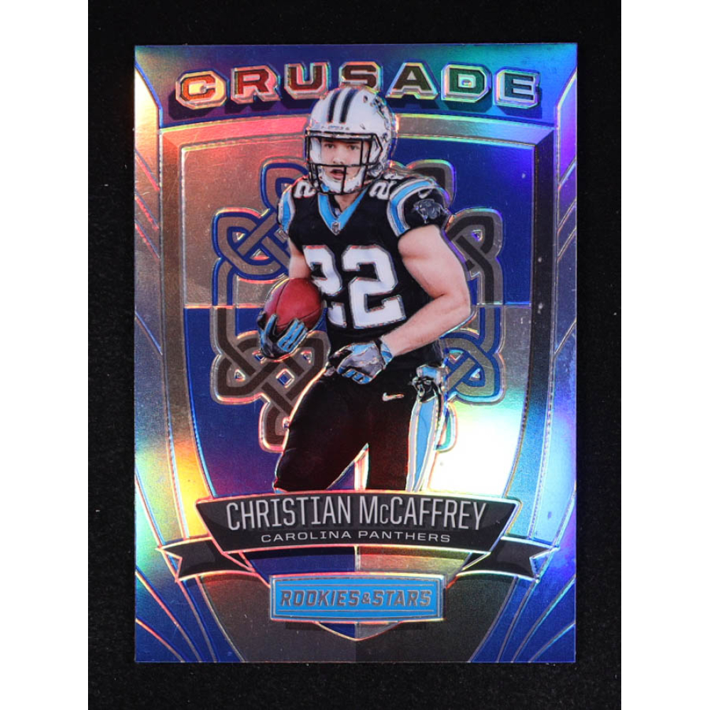 Christian McCaffrey 2017 Rookies and Stars Crusade #18 RC at PristineAuction.com
