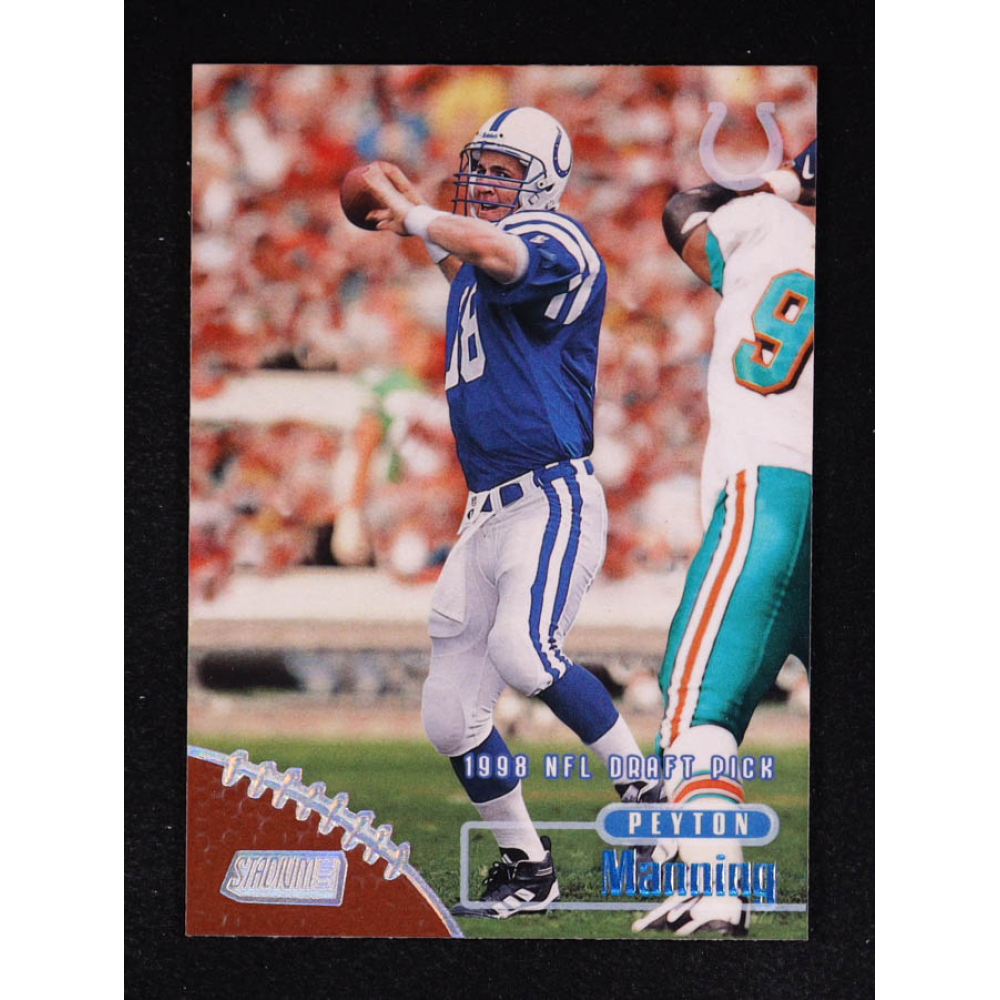 Peyton Manning 1998 Stadium Club #195 RC at PristineAuction.com
