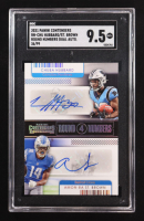 Chubba Hubbard / Amon-Ra St. Brown 2021 Panini Contenders Round Numbers Dual Autographs #RN-CHU RC #36/99 (SGC 9.5) at PristineAuction.com