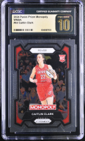 Caitlin Clark 2024 Panini Prizm Monopoly WNBA #65 RC (CGC Pristine 10 | Black Label) at PristineAuction.com