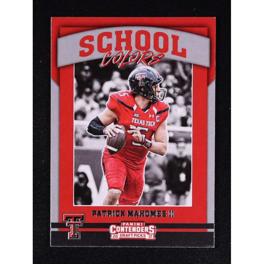 Patrick Mahomes II 2017 Panini Contenders Draft Picks School Colors #15 RC at PristineAuction.com