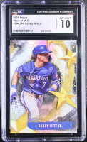 Bobby Witt Jr. 2025 Topps Stars Of MLB #SMLB-6 (CGC 10) at PristineAuction.com