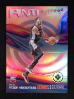Victor Wembanyama 2023-24 Hoops Premium Stock Anti Gravity Silver Prizm #5 RC at PristineAuction.com