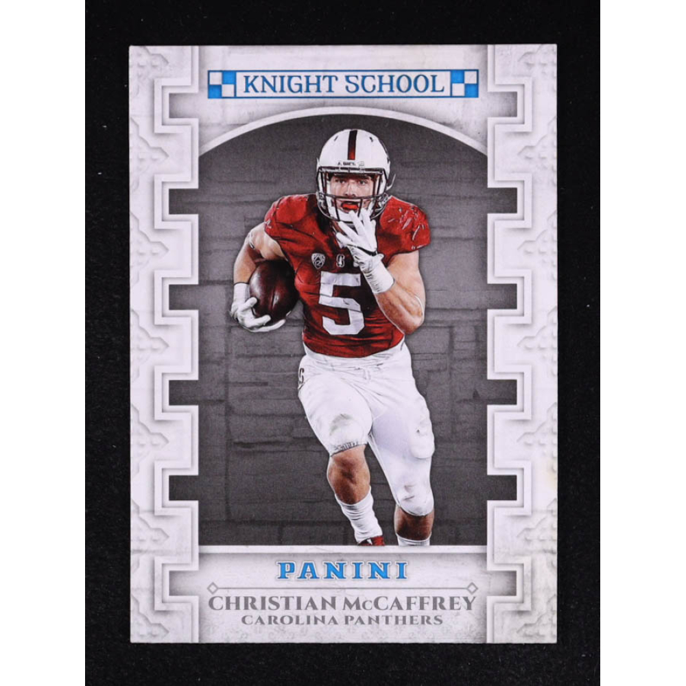 Christian McCaffrey 2017 Panini Knight School #KNSCM RC at PristineAuction.com