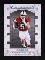 Christian McCaffrey 2017 Panini Knight School #KNSCM RC at PristineAuction.com