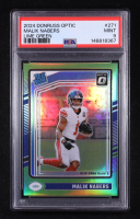 Malik Nabers 2024 Panini Donruss Optic Lime Green Rated Rookie #271 RC #45/50 (PSA 9) at PristineAuction.com