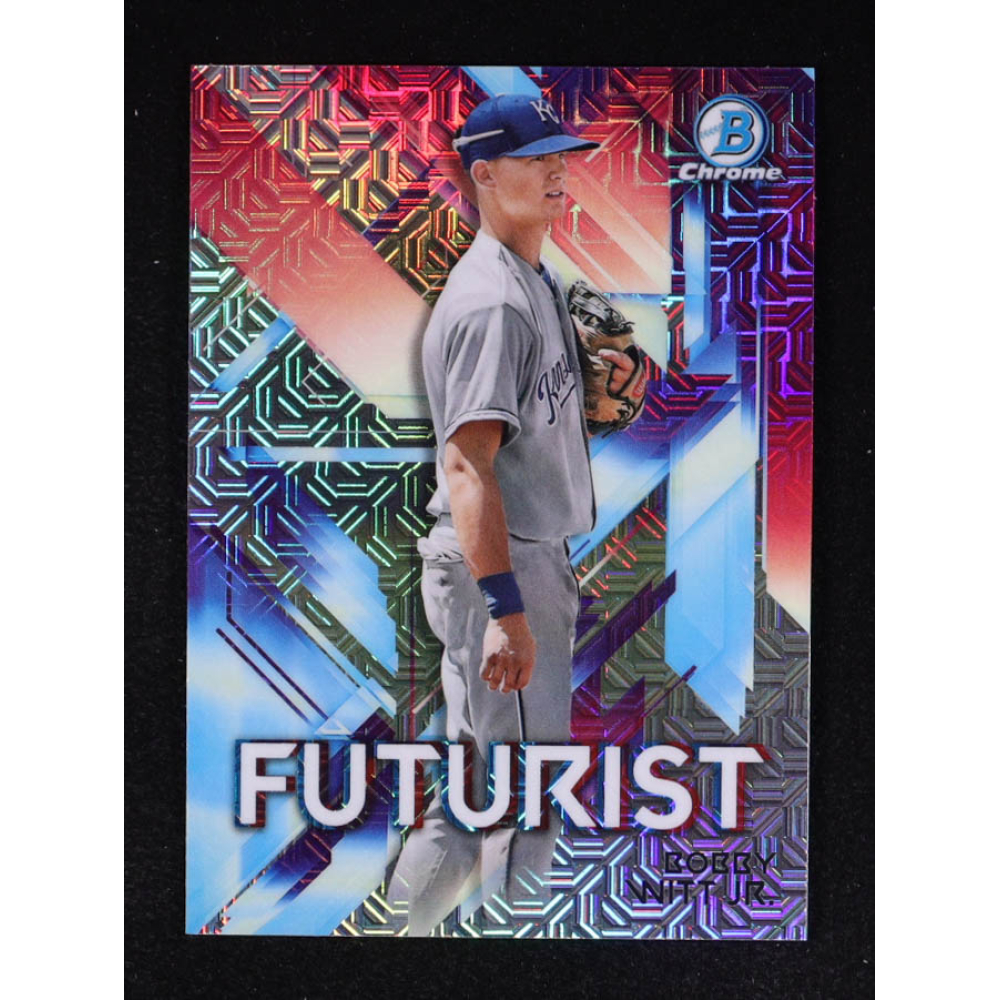 Bobby Witt Jr. 2021 Bowman Chrome Mega Box Futurist Refractors #FUTBW at PristineAuction.com