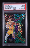 Austin Reaves 2023 Panini Select Premier Die-Cut Green Prizm #149 #3/5 (PSA 8) at PristineAuction.com