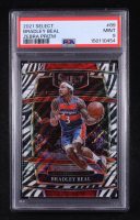 Bradley Beal 2021-22 Panini Select Concourse Zebra Prizm #89 (PSA 9) at PristineAuction.com