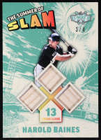 Harold Baines 2025 Leaf Lumber Baseball The Summer of Slam Emerald Triple Game-Used Bat Relic #TS-10 #3/4 at PristineAuction.com