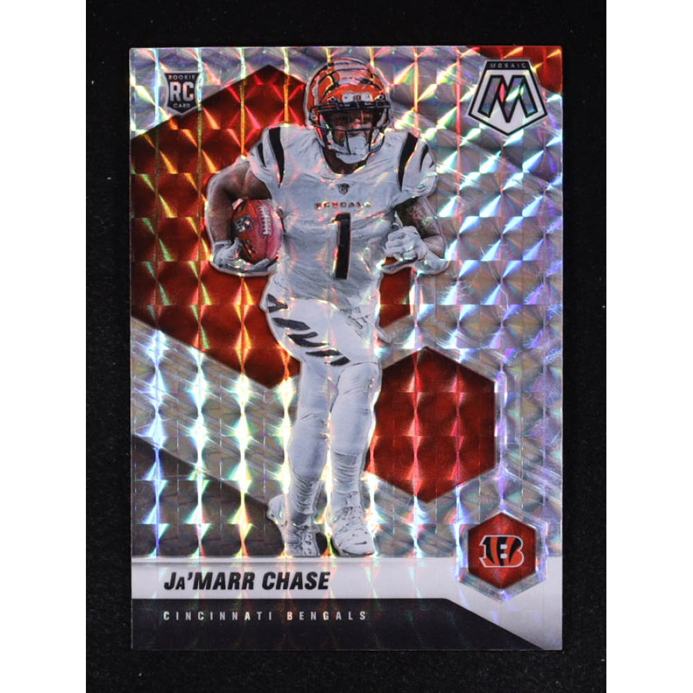 Ja'Marr Chase 2021 Panini Mosaic Mosaic #307 RC at PristineAuction.com