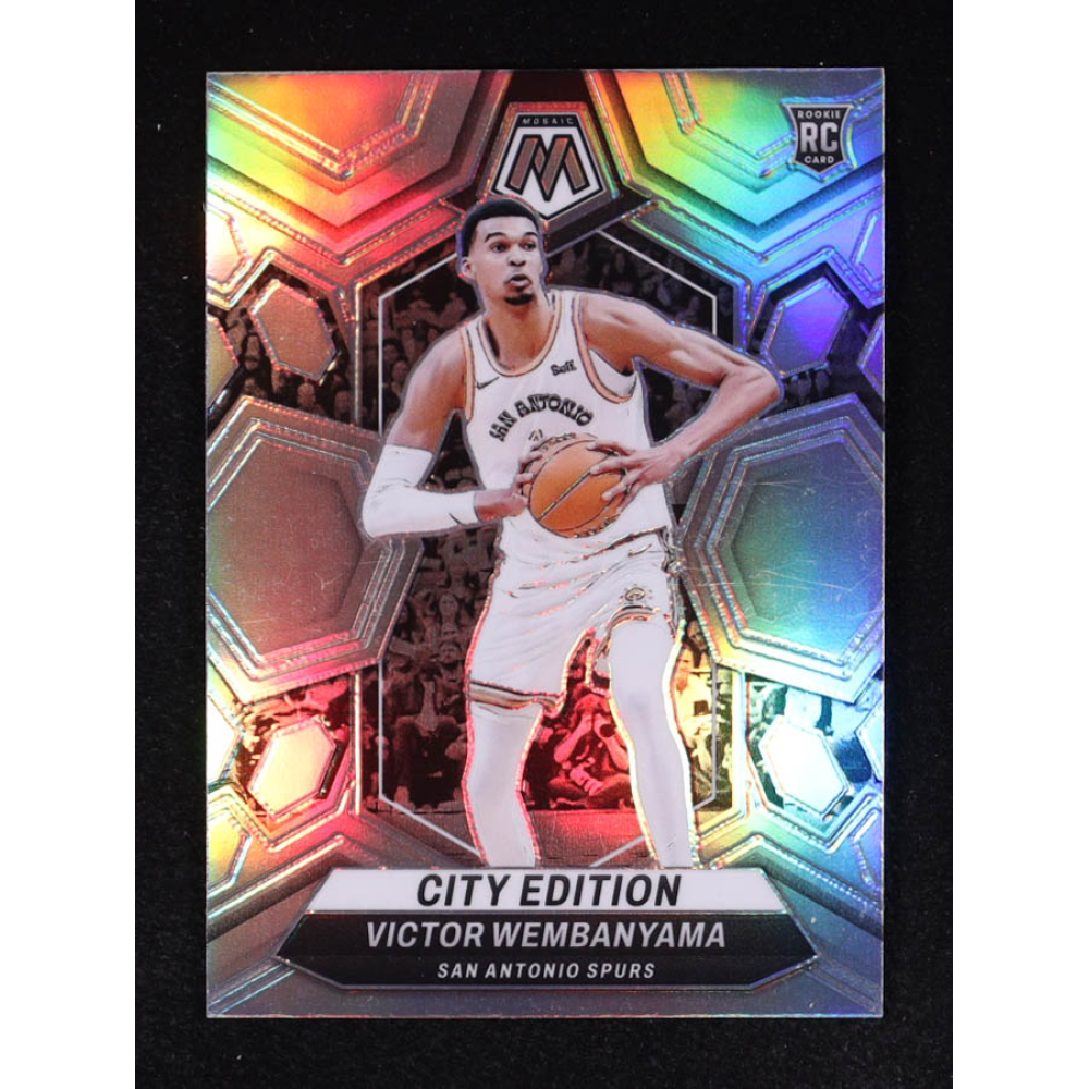Victor Wembanyama 2023-24 Panini Mosaic Silver #282 RC at PristineAuction.com