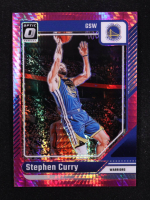 Stephen Curry 2024-25 Donruss Optic Hyper Pink #155 at PristineAuction.com