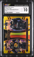 Austin Dillon / Kyle Busch 2025 Select Tandem Draft Prizms Gold #8 #10/10 (CGC 10) at PristineAuction.com