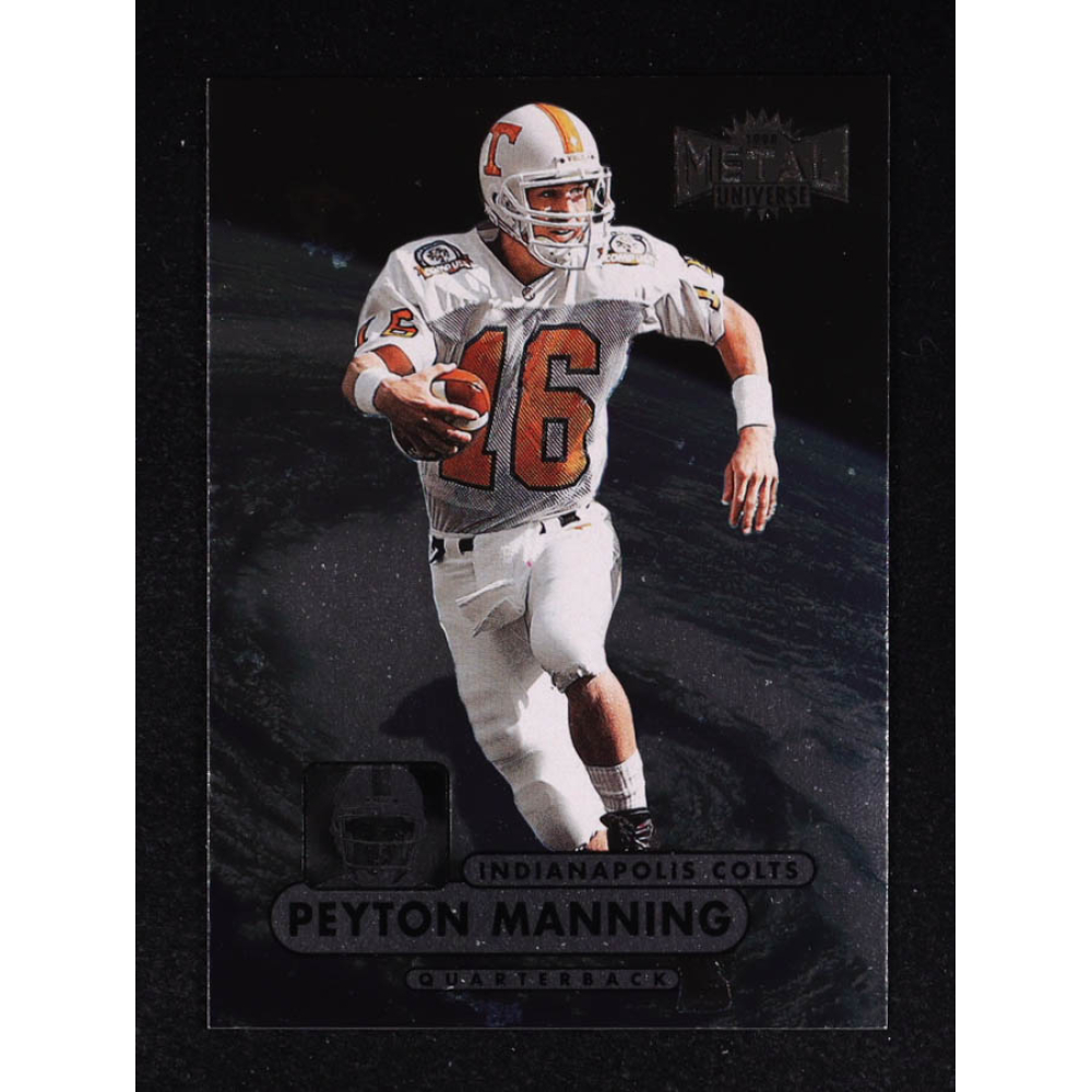 Peyton Manning 1998 Metal Universe #189 RC at PristineAuction.com