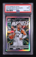 Giannis Antetokounmpo 2024 Panini Donruss Optic Net Marvels Holo #6 (PSA 9) at PristineAuction.com
