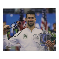 Novak Djokovic Signed 8x10 Photo (Beckett) at PristineAuction.com