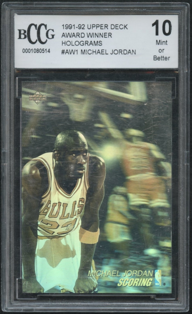 Michael Jordan 1991-92 Upper Deck Award Winner Holograms #AW1 Scoring