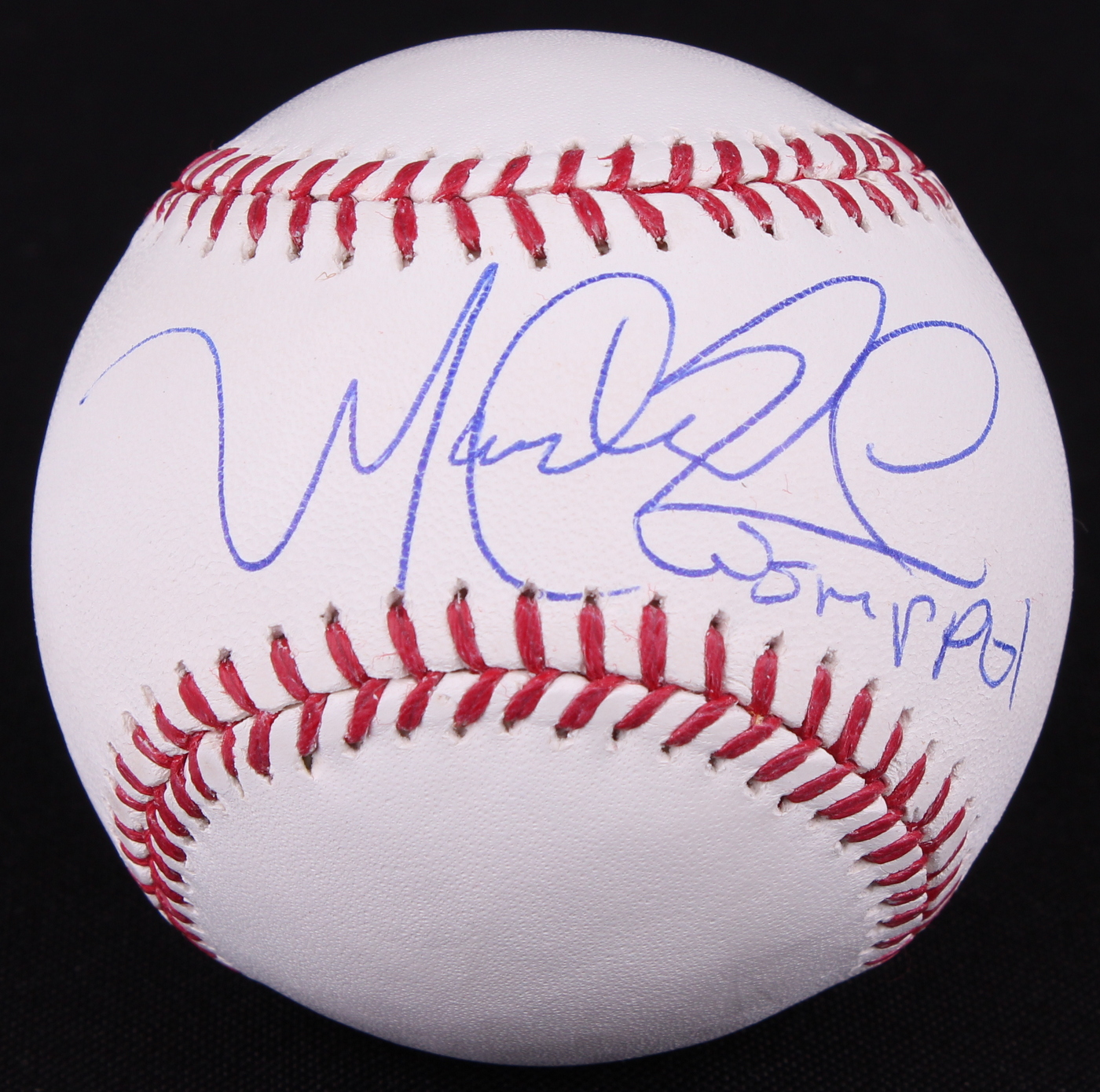 Manny Ramirez Signed OML Baseball Inscribed "WS 04 MVP" (Schwartz COA) at PristineAuction.com Manny Ramirez Signed OML Baseball Inscribed "WS 04 MVP" (Schwartz COA) at PristineAuction.com