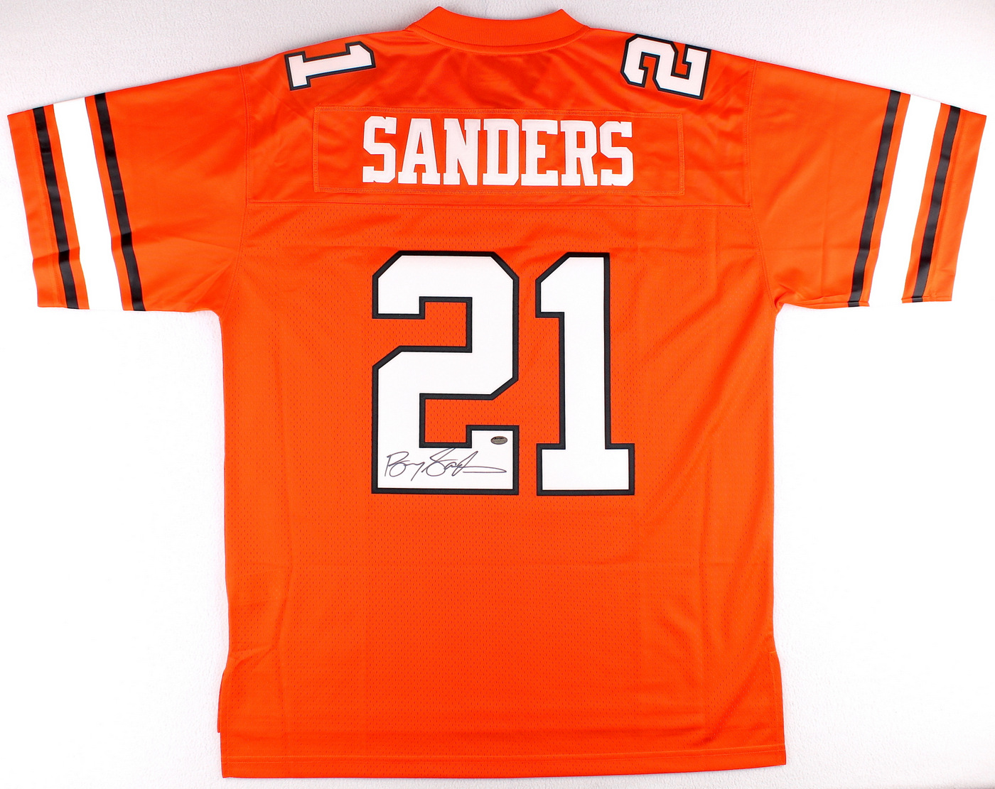 Barry Sanders Signed Oklahoma State Jersey (Schwartz COA) at PristineAuction.com Barry Sanders Signed Oklahoma State Jersey (Schwartz COA) at PristineAuction.com