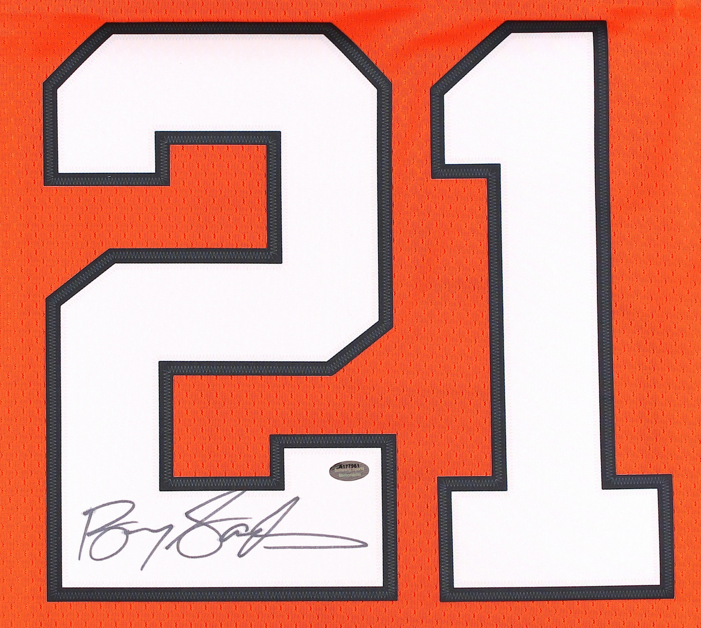 Barry Sanders Signed Oklahoma State Jersey (Schwartz COA) at PristineAuction.com Barry Sanders Signed Oklahoma State Jersey (Schwartz COA) at PristineAuction.com