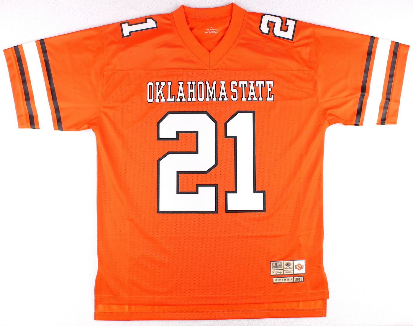 Barry Sanders Signed Oklahoma State Jersey (Schwartz COA) at PristineAuction.com Barry Sanders Signed Oklahoma State Jersey (Schwartz COA) at PristineAuction.com