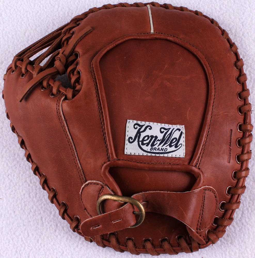 Lou Gehrig Reissued Vintage KenWel Model Baseball Glove with Original
