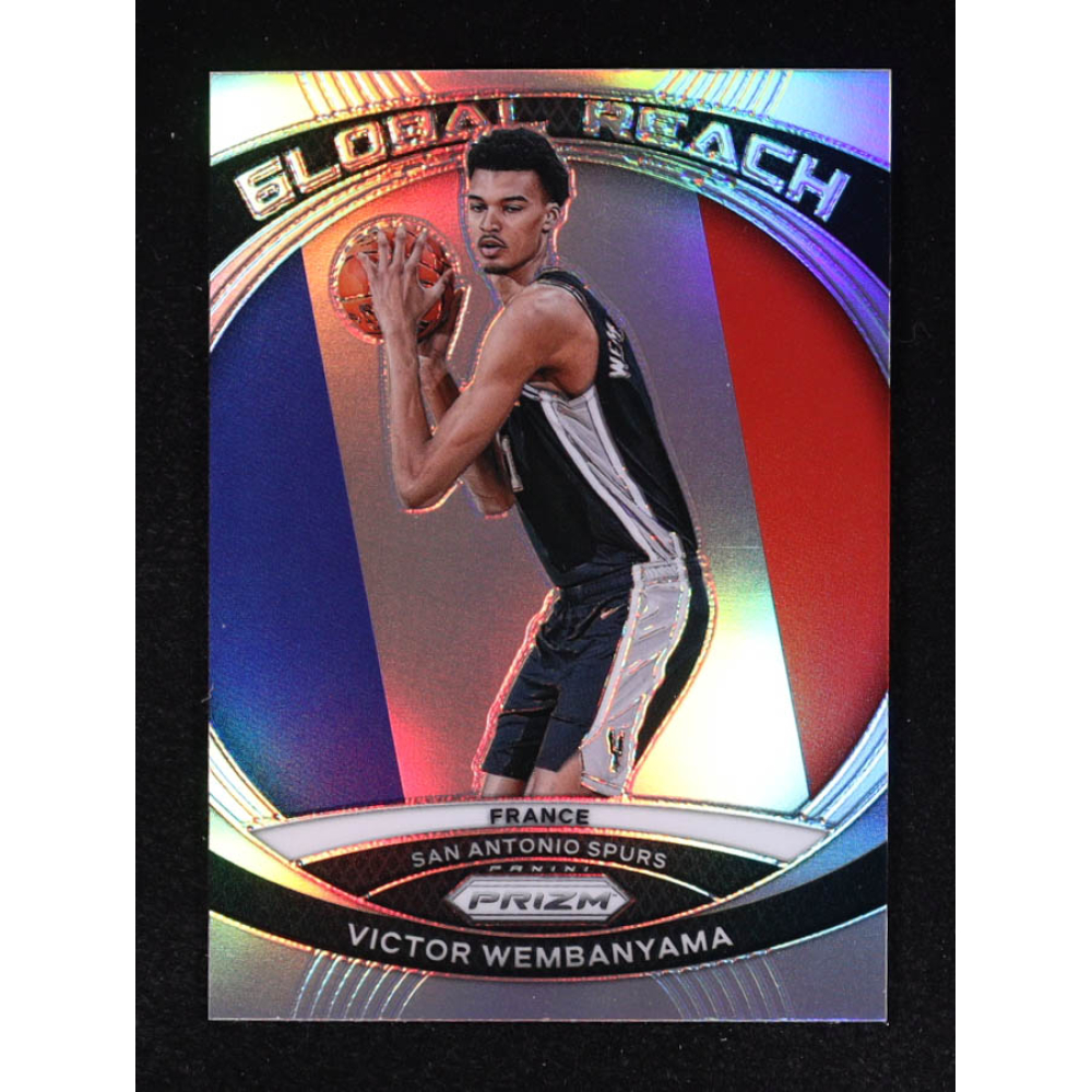 Victor Wembanyama 2023-24 Panini Prizm Global Reach Prizms Silver #2 RC at PristineAuction.com