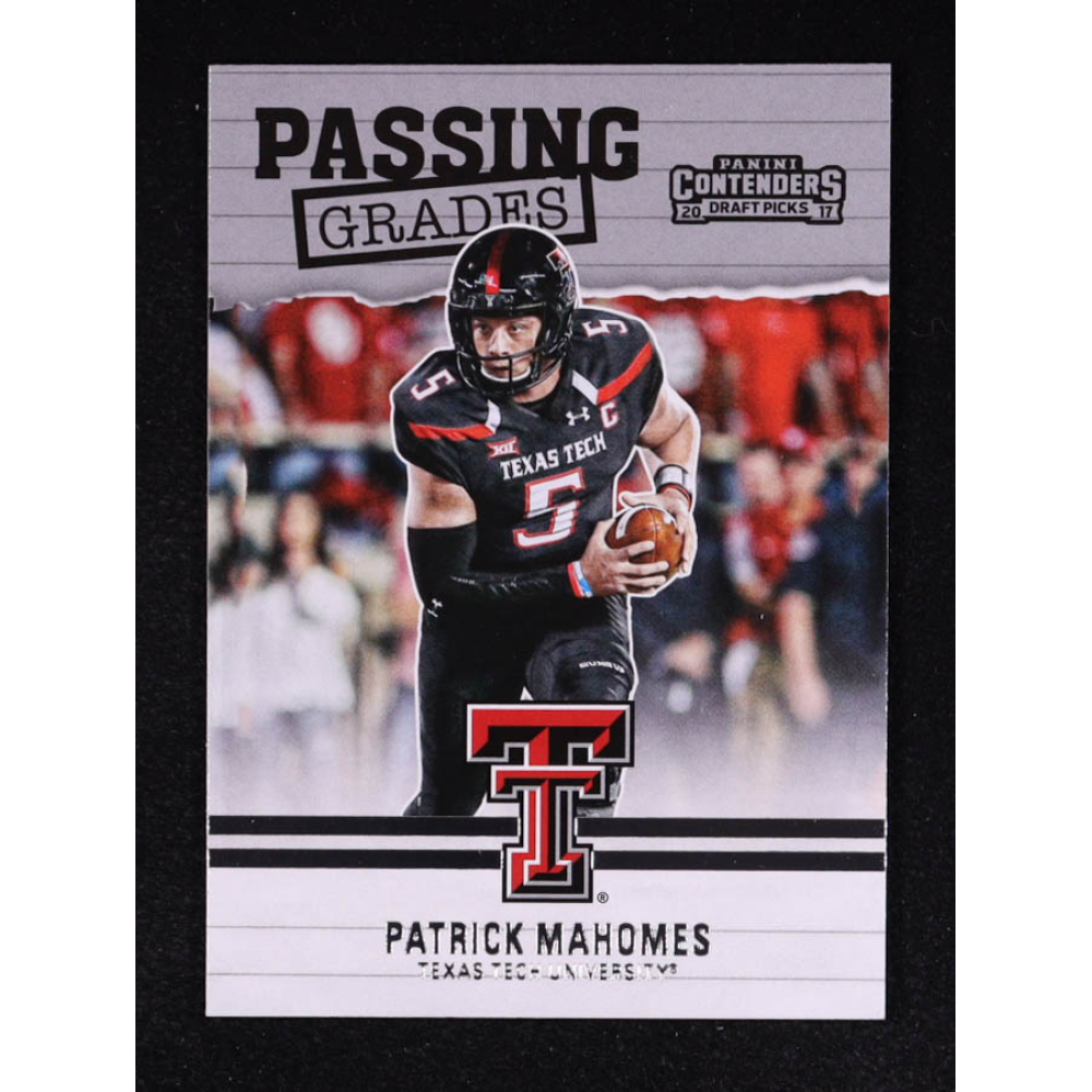 Patrick Mahomes II 2017 Panini Contenders Draft Picks Passing Grades #5 RC at PristineAuction.com