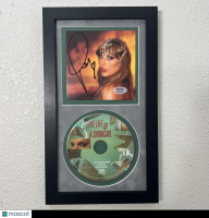 Taylor Swift Signed "The Life of a Showgirl" Custom Framed CD Insert Display (PSA) at PristineAuction.com