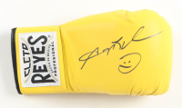 Sugar Ray Leonard Signed Cleto Reyes Boxing Glove with Hand-Drawn Sketch (Schwartz) at PristineAuction.com