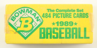 1989 Bowman Baseball Complete Set of (484) Cards with Ken Griffey Jr. #220 RC, Tino Martinez #211 RC, Gary Sheffield #142 RC, John Smoltz #266 RC at PristineAuction.com