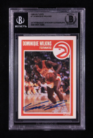 Dominique Wilkins Signed 1989-90 Fleer #7 (BGS) at PristineAuction.com