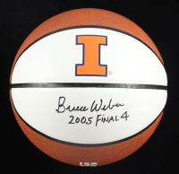 Bruce Weber Signed Illinois Fighting Illini Logo Basketball Inscribed "2005 Final 4" (Schwartz) at PristineAuction.com