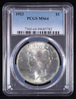 1923 Peace Silver $1 Dollar (PCGS MS64) at PristineAuction.com