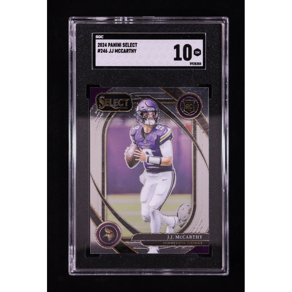 JJ Mccarthy 2024 Panini Select Club Level #246 RC (SGC 10) at PristineAuction.com