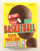 1990-91 Fleer Basketball Wax Box with (36) Packs at PristineAuction.com