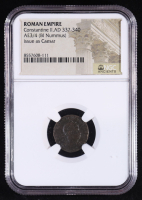 Roman Empire - Constantine II, AD 337-340 AE3/4 (BI Nummus) Issued as Caesar (NGC) at PristineAuction.com