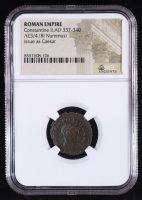 Roman Empire - Constantine II, AD 337-340 AE3/4 (BI Nummus) Issued as Caesar (NGC) at PristineAuction.com