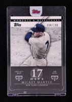 Mickey Mantle 2007 Topps Moments & Milestones #165 #034/150 at PristineAuction.com