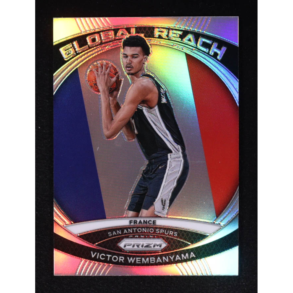 Victor Wembanyama 2023-24 Panini Prizm Global Reach Prizms Silver #2 RC at PristineAuction.com