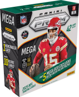2025 Panini Prizm Football Mega Box with (6) Packs at PristineAuction.com