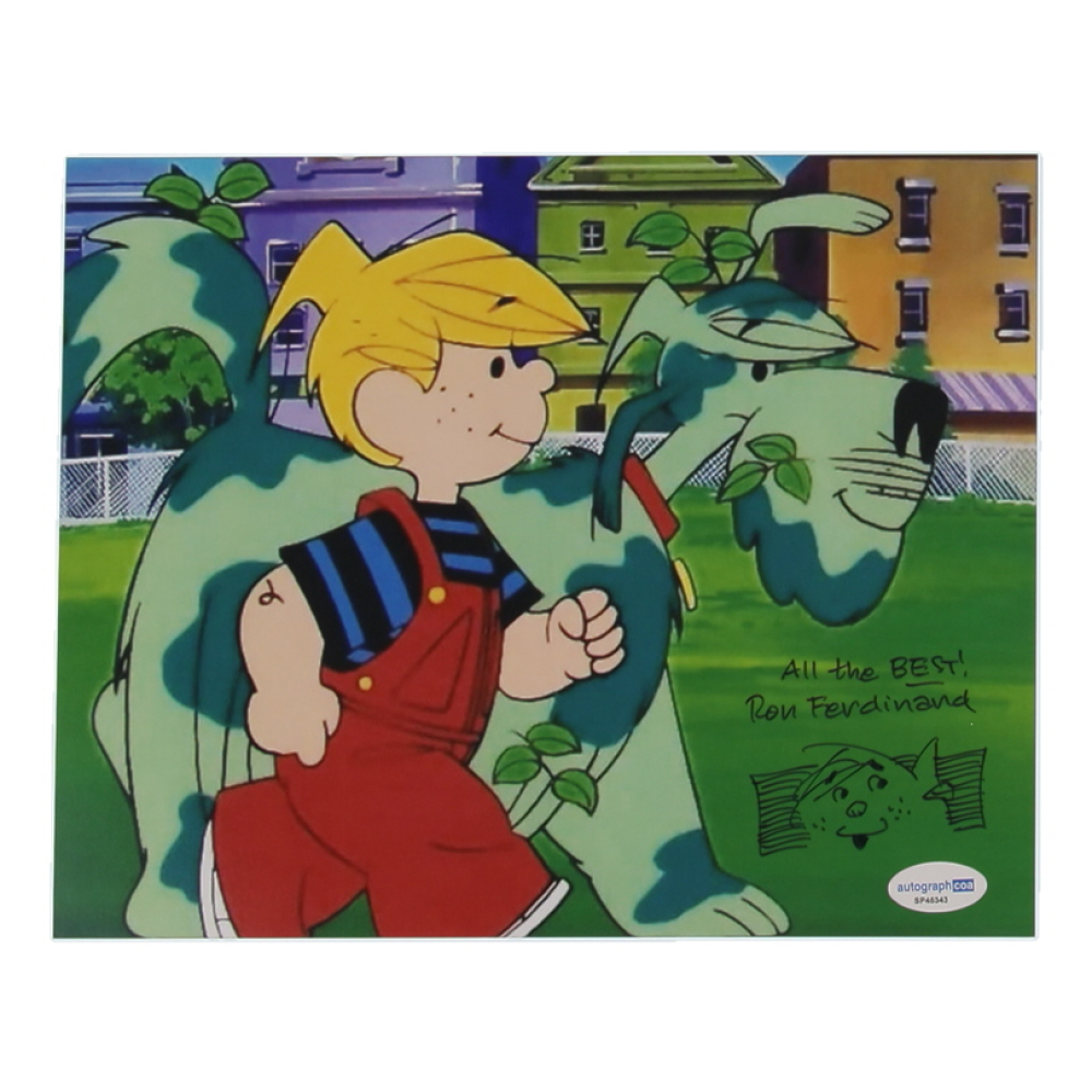 Ron Ferdinand Signed "Dennis the Menace" 8x10 Photo Inscribed "All The Best!" with Hand-Drawn Dennis Sketch (ACOA) at PristineAuction.com