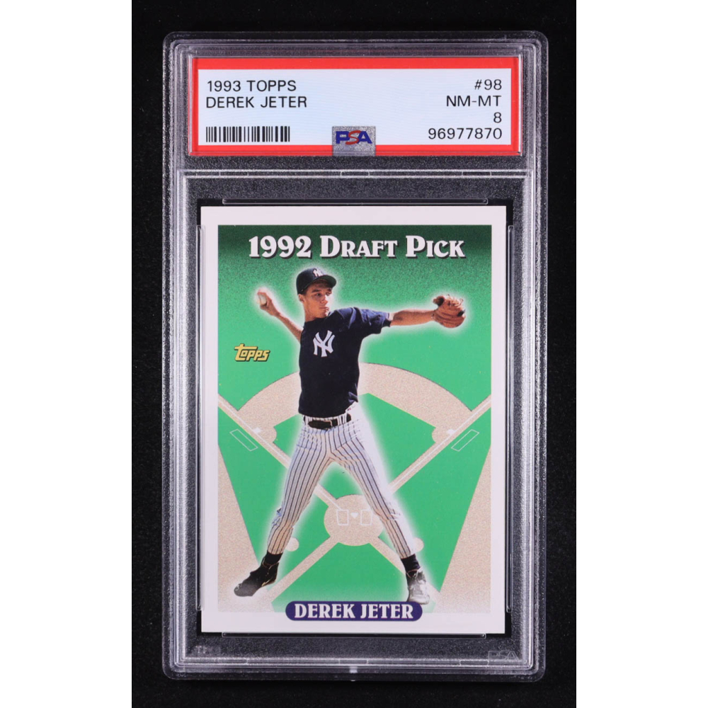 Derek Jeter 1993 Topps #98 RC (PSA 8) at PristineAuction.com