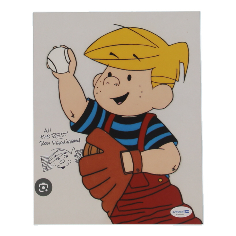 Ron Ferdinand Signed "Dennis the Menace" 8x10 Photo Inscribed "All The Best!" with Hand-Drawn Dennis Sketch (ACOA) at PristineAuction.com