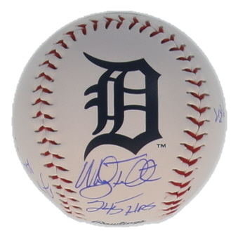 Mickey Tettleton Signed OML Tigers Logo Baseball Inscribed "2x All Star", "245 HRs" & "3x Silver Slugger" (Authentic Ink) at PristineAuction.com Mickey Tettleton Signed OML Tigers Logo Baseball Inscribed "2x All Star", "245 HRs" & "3x Silver Slugger" (Authentic Ink) at PristineAuction.com