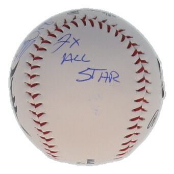 Mickey Tettleton Signed OML Tigers Logo Baseball Inscribed "2x All Star", "245 HRs" & "3x Silver Slugger" (Authentic Ink) at PristineAuction.com Mickey Tettleton Signed OML Tigers Logo Baseball Inscribed "2x All Star", "245 HRs" & "3x Silver Slugger" (Authentic Ink) at PristineAuction.com