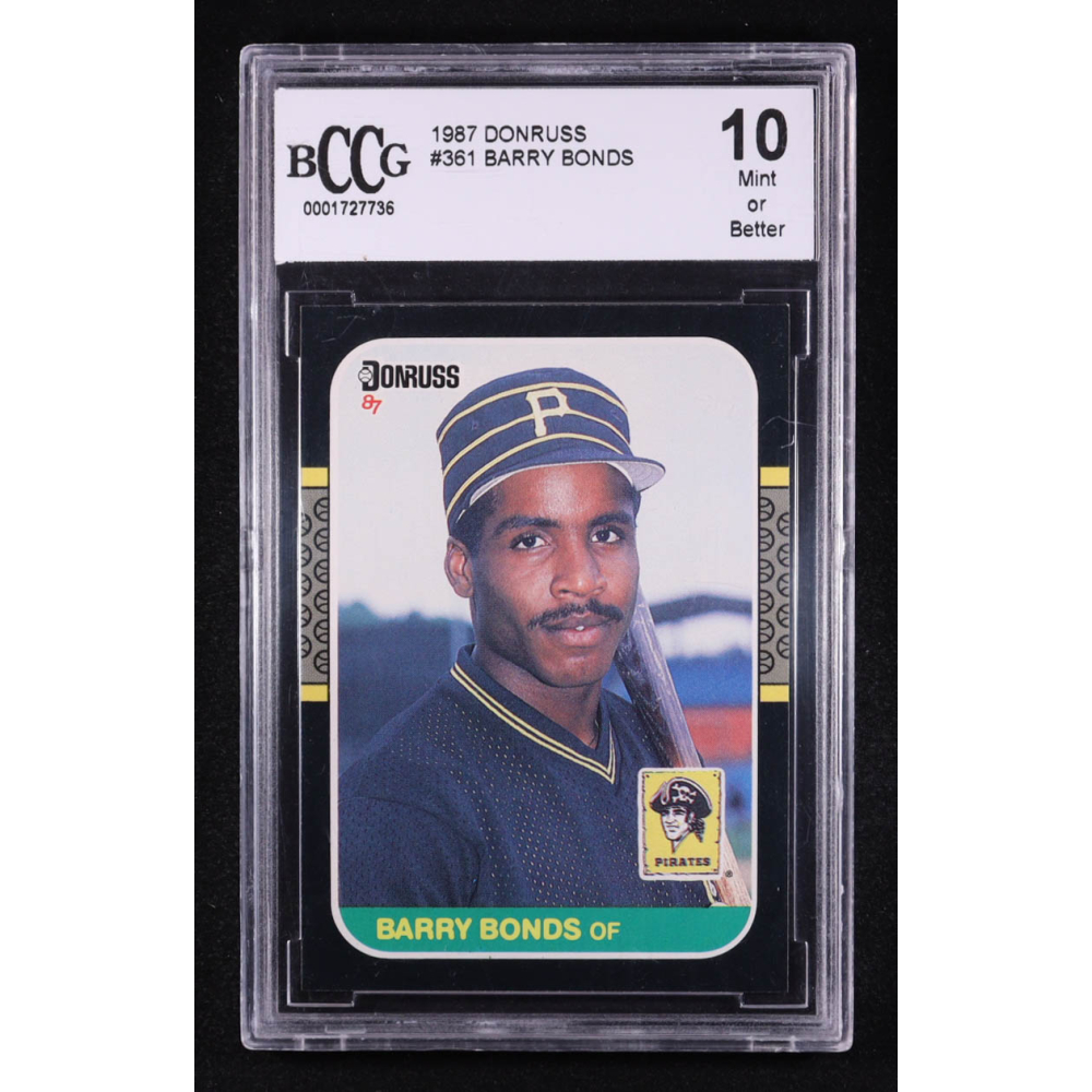 Barry Bonds 1987 Donruss #361 RC (BCCG 10) at PristineAuction.com
